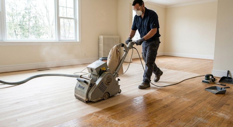 Cherry Floor Refinishing in Olathe, KS