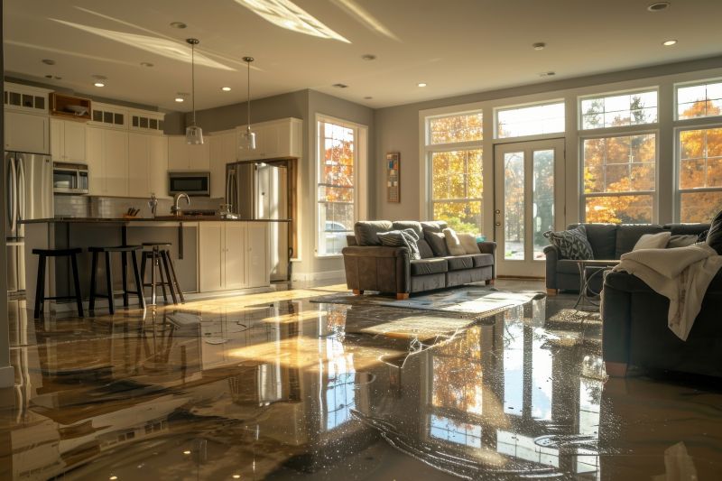 Flooded Hardwood Floor Repair