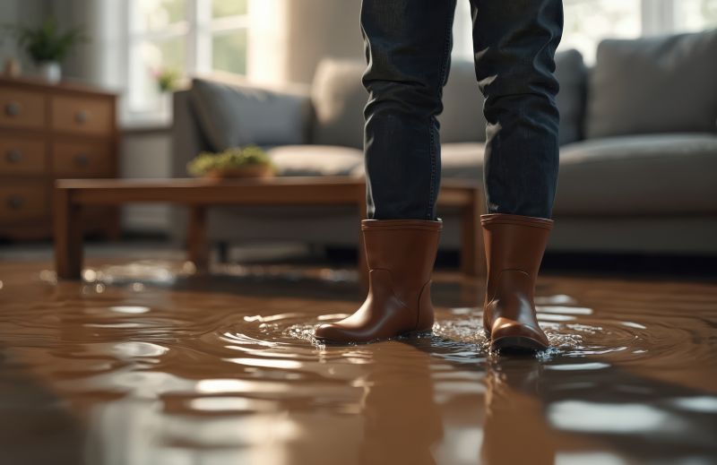 Flooded Hardwood Floor Repair
