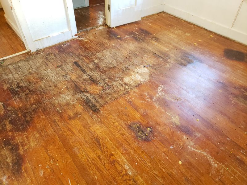 Flooded Hardwood Floor Repair