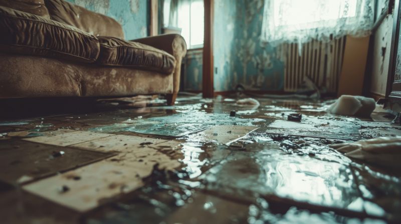 Flooded Hardwood Floor Repair
