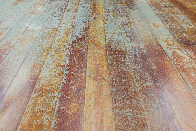 Damaged Hardwood Planks