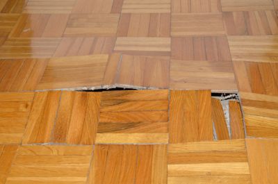 Water Damaged Hardwood Floor Removal
